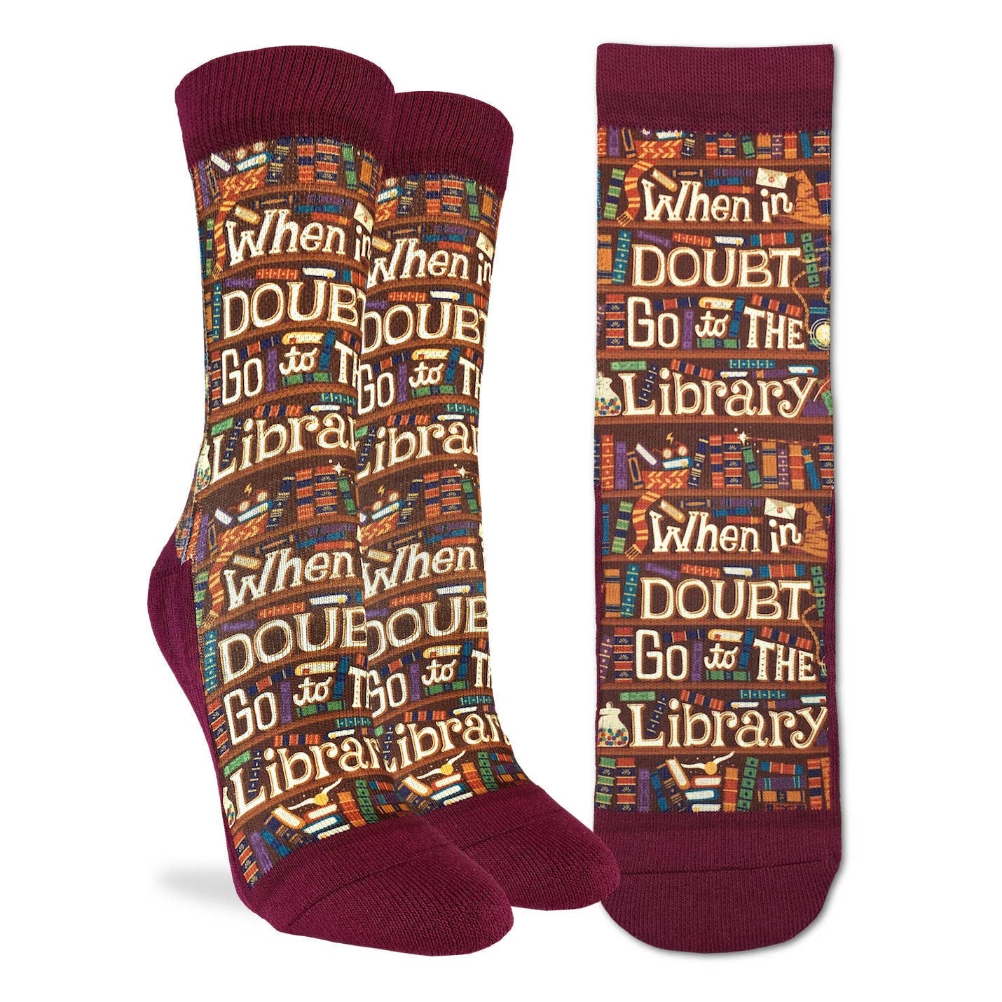 Go to the Library Socks